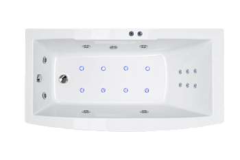 Гидромассажная ванна Royal Bath FATO DE LUXE 170х85х60