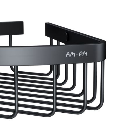 A7452222 Sense L Корзина для душа угловая двухъярусная, черный