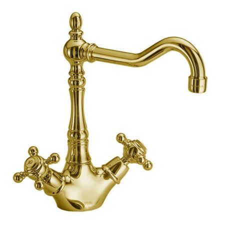 Fima Carlo Frattini Kitchen Смеситель для кухни, на 1 отв., Elizabeth, цвет: золото, артикул F5087OR