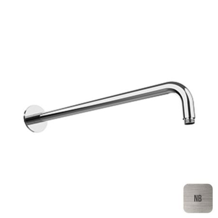 ALMAR Держатель верхнего душа настенный L42 см с круглым отражателем, цвет Nickel Brushe NB, артикул E021115.NB