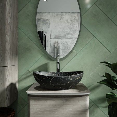 Раковина чаша Maretti EN13NS48-560MR, черный мрамор, артикул EN13NS48-560MR