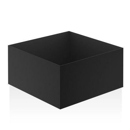 Decor Walther DW 367 Бокс универсальный 17x17x9см, цвет: черный матовый, артикул 0824760