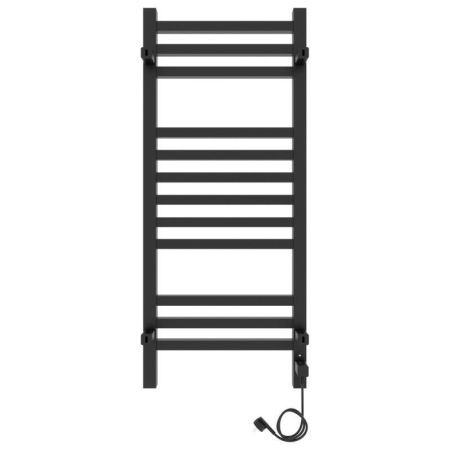 Полотенцесушитель электро "Астор ЧКЧ12 350х900", черный муар, левый