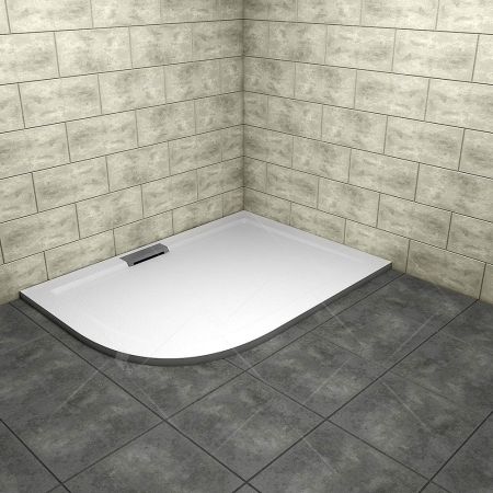 Душевой поддон асимметричный RGW GWS-41R Белый (900x1200), артикул 03150492-01R