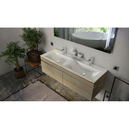 Тумба под раковину Velvex Pulsus 140 tpPUL.140-25 Лен, артикул tpPUL.140-25