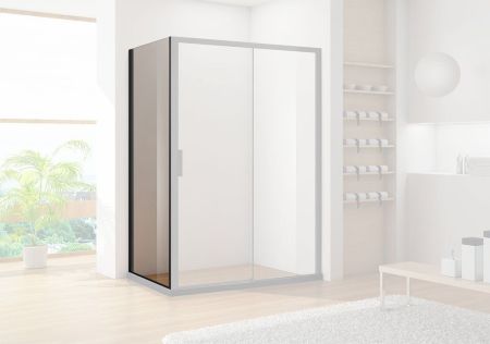 Боковая стенка Aquanet Pleasure AE60-F-100H200U-BT 100, прозрачное стекло, артикул AE60-F-100H200U-BT