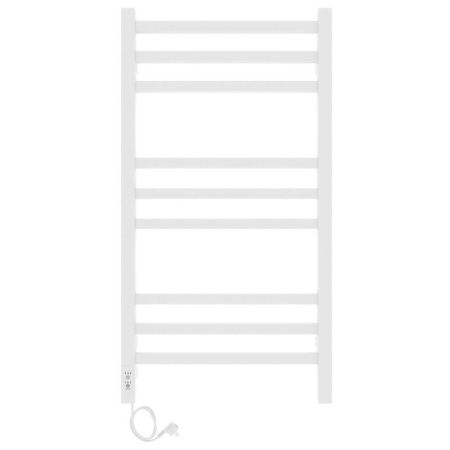 Полотенцесушитель электро "Астор ЧК9 350х700", белый муар, левый