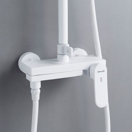 Душевая система Shevanik S4536C, белый