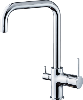 Rivelato Смеситель для кухни Tovel Г-обр. с краном питьевой воды D-35мм cromo арт.