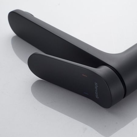 Смеситель для раковины высокий Shevanik S4311H, черный