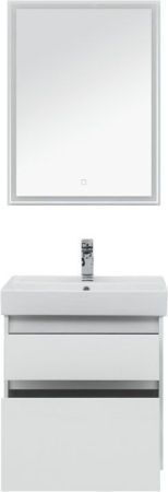 Мебель для ванной Aquanet Nova Lite 60 белый (2 ящика), артикул 00242921
