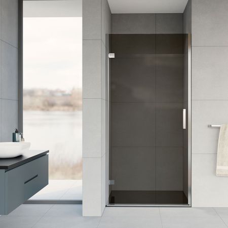 Душевая дверь Flex VDP-1F900CG, 900, хром, стекло тонированное, артикул VDP-1F900CG