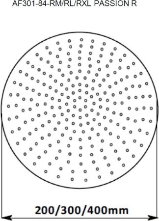Верхний душ Aquanet Passion AF301-84-RXL, артикул AF301-84-RXL