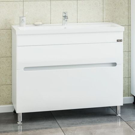 Тумба для умыв. "Лондон-100" 2 ящ, напол. (ум. Фостер 100), артикул 224009л