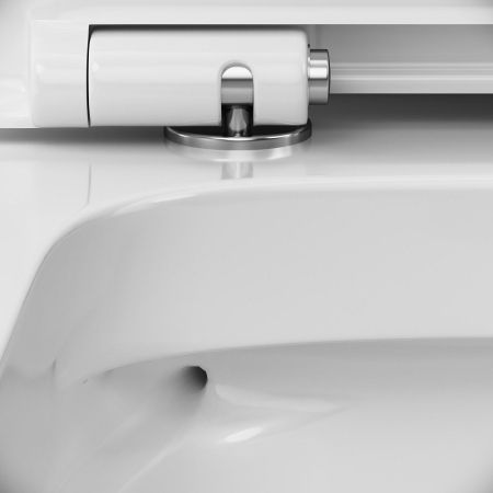 C908601SC Gem унитазкомпакт без ободка с сиденьем микролифт, артикул C908601SC