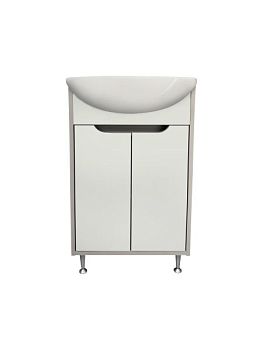 Тумба Runo Эконова 60 серо-оливковая под умывальник 00000000154 (Уют 60) (00-00004653)