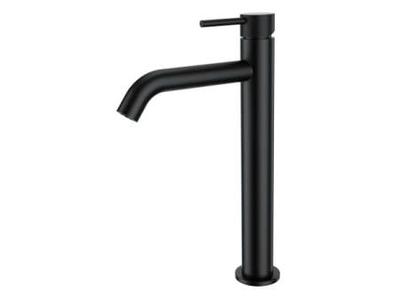 Смеситель для раковины высокий WONZON & WOGHAND, Черный матовый (WW-H1062-MB)