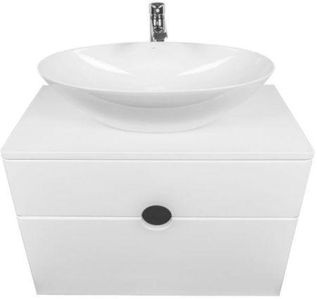 Тумба с раковиной Orange Moon 75 подвесная Белая