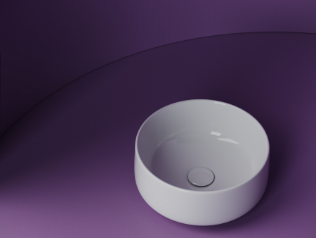 Умывальник чаша накладная круглая Элемент (Element) 355x355x150мм, артикул CN5047