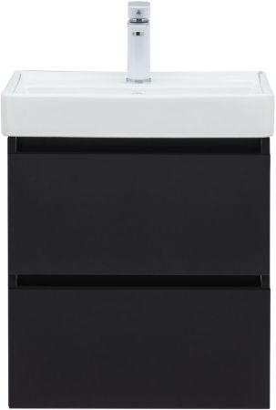 Тумба под раковину Aquanet Вега 2.0 50 черный, артикул 00337952