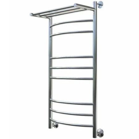 Водяной полотенцесушитель Тругор Приоритет 3 П НП 100x60 с полкой Хром, артикул Приоритет3/нп10060П