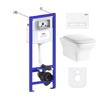 Комплект 6 в 1 Lavinia Boho Bristol Rimless 77050193, премиум с пластиковой клавишей, артикул 77050193