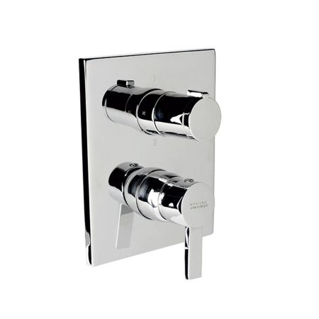 BIMINI Внешняя часть смесителя для ванны и душа 3-4 выхода, ec2, хром, артикул 98745