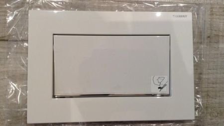 Клавиша смыва Geberit Sigma 30 115.893.KJ.1 Белый/хром