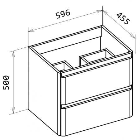 Мебель для ванной комнаты BELBAGNO ALBANO-600