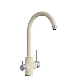 Смеситель для кухни с подключением фильтра Florentina КЛИО 333.13Н.2123.202, шампань