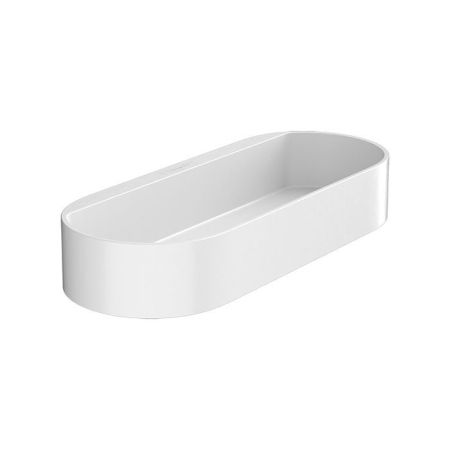 Корзинка, Hansgrohe, WallStoris, для хранения, ширина, мм-250, глубина, мм-100, высота, мм-39, материал-пластик, цвет-белый матовый, артикул 27913700