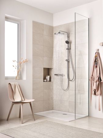 Душевая система с переключателем настенного монтажа GROHE Vitalio Start 250, хром (26817000)