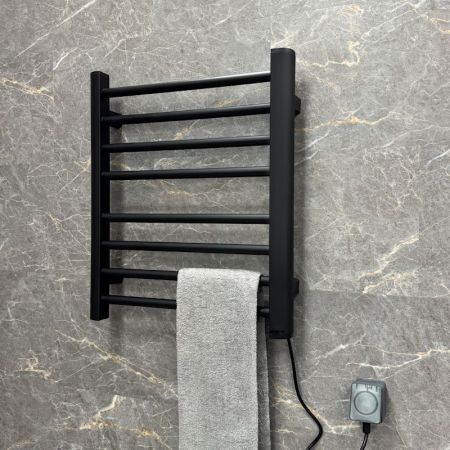 Полотенцесушитель электрический Fixsen UNIVERSAL 600х500 FX-7200B, черный, артикул FX-7200B