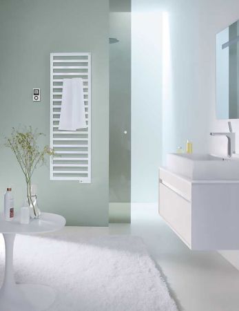 Электрический полотенцесушитель Zehnder Quaro QAE-140-060/ID Белый, артикул QAE-140-060/ID