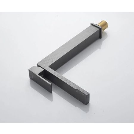 Смеситель для раковины высокий Knotlor KN-24/GMP, оружейная сталь