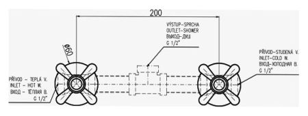 Смеситель для ванны Rav Slezak Morava MK183Z