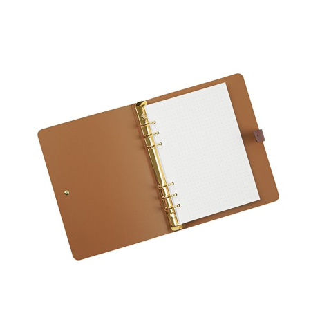 ADJ Блокнот А5, 16,5x25 см., цвет: бордо/коньяк, артикул 1625.30/09