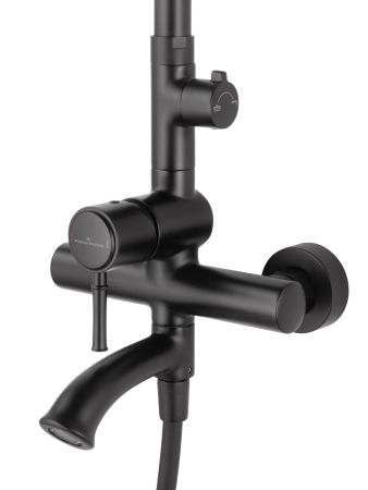 Душевая система WONZON & WOGHAND TOR, Черный матовый (WW-88047073-MB), артикул WW-88047073-MB