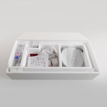 LUX Комплект для ванной - душевая стойка с изливом и смеситель для раковины, артикул LUX-CVD/LS-01