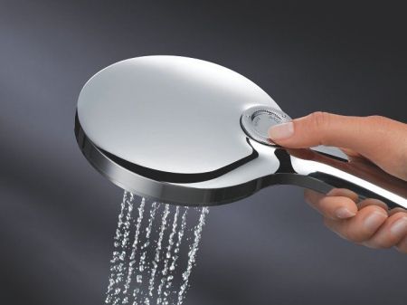 Ручной душ GROHE Rainshower SmartActive 130, 3 вида струй, хром (26574000), артикул 26574000