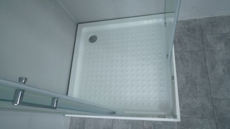 Душевой уголок Timo 80x80 TL-8002F профиль Хром стекло матовое, артикул TL-8002F