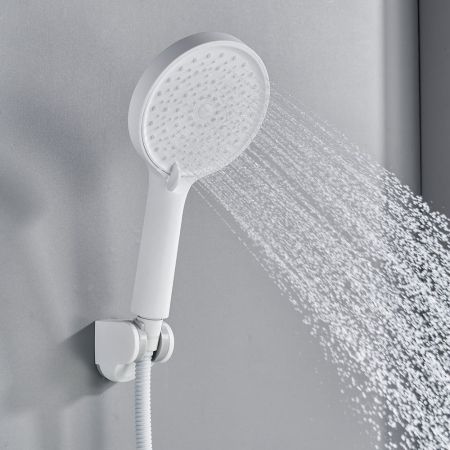 Смеситель для ванны Shevanik S4322C, белый