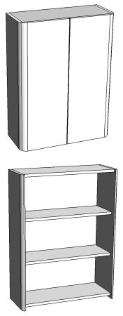 Шкаф подвесной "Алабама 60", белый, артикул SD-00000799