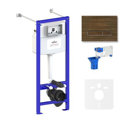 Комплект 5 в 1 инсталляции для подвесного унитаза Lavinia Boho Relfix 77020054, артикул 77020054