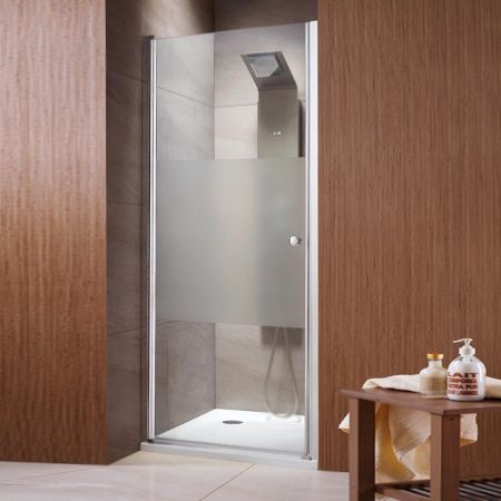 Душевая дверь в нишу Radaway Eos DWJ 90 профиль Хром стекло прозрачное, артикул 37903-01-01N