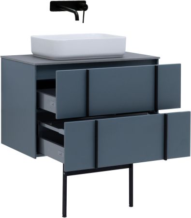 Тумба под раковину Allen Brau Reality 80 1.32005.BGM синий матовый, артикул 1.32005.BGM