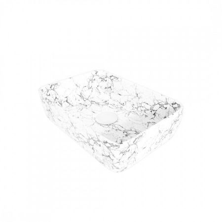 Раковина чаша Maretti UM13NS03-740MR, белый мрамор, артикул UM13NS03-740MR