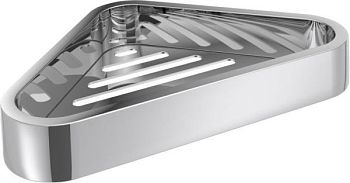 Gedy Outline, решётка угловая 1-уровневая, цвет хром