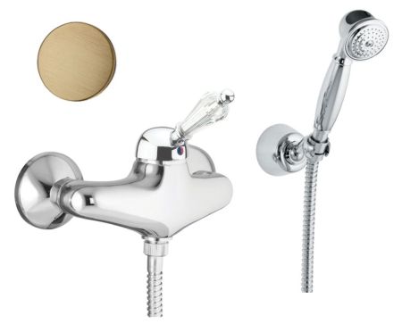 Смеситель для душа Fiore IMPERIAL- SKY  (SWAROVSKI®) 82ZZ5127, бронза, артикул 82ZZ5127