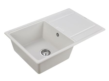 Кухонная мойка Paulmark Flugen 78 PM217850-WH Белая, артикул PM217850-WH